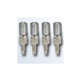 stahlbus-Soupape de purge en kit de 4, M7x1.0x16mm, en acier, capuchons
