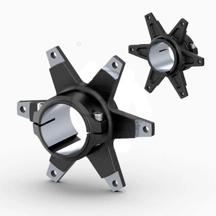crown-Etoile-Star-Aluminum-Black-Axis-50mm-Karting -Magickart
