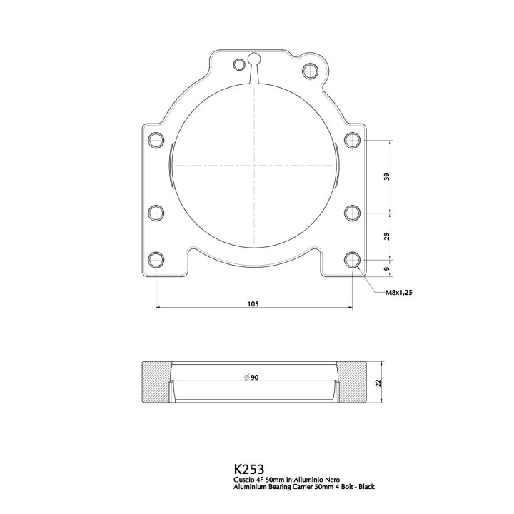 porte roulement 50