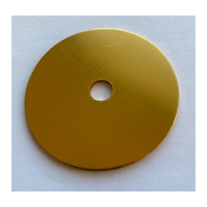 BLACK ALUMINIUM RONDEL FOR SIEGE REINFORCEMENT -available at Magickart