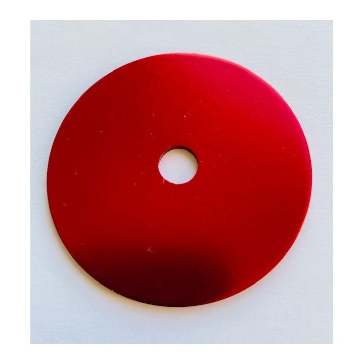 RONDELLE EN ALUMINIUM ANODISEE NOIRE POUR REINFORCEMENT SIEGE -disponible chez Magickart