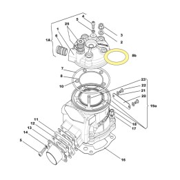 (1) Culasse IAME X30 SUPER