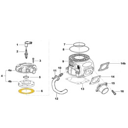 (14) TM Entretoise de pipe d'échappement 3mm