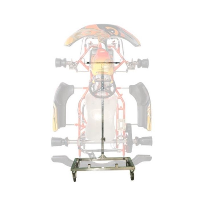 Κάθετη πόρτα καροτσάκι kart με casters-magickart