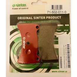 Jeu plaquettes SINTER 502-0, rouge