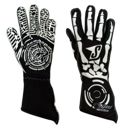 Speed gants  BRISBANE G-4  noir,blanc,neon orange